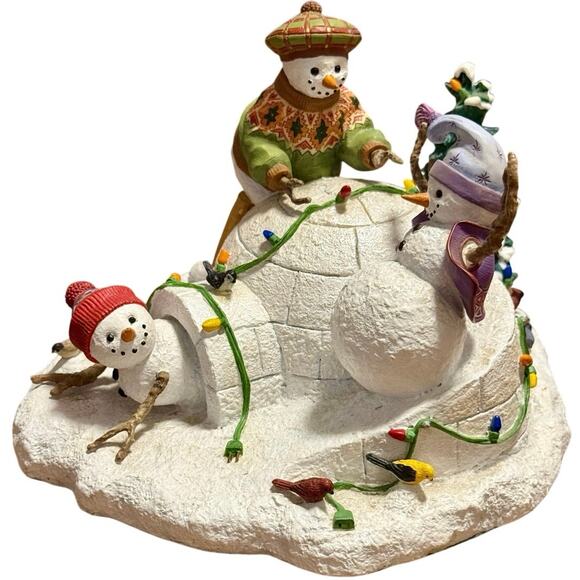 Lenox Lynn Bywaters Christmas Playtime Snowmen Holiday...